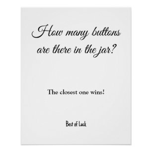 Poster combien de boutons y a-t-il dans le baby shower du