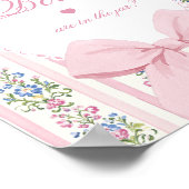 Poster Combien de Bows Devinant Jeu Coquette Bow Rose (Coin)