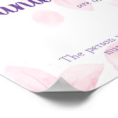 Poster Combien de Candies Fête des mariées Jeu Signe (Coin)