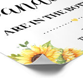 Poster Combien de Candies signe de jeu Baby shower tourne (Coin)