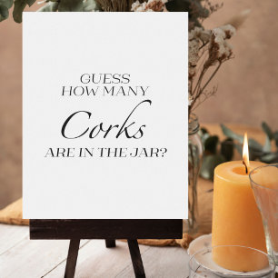 Poster Combien De Corks Sont Dans La Fête des mariées Des
