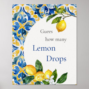 Poster Combien de gouttes de citron 25e anniversaire