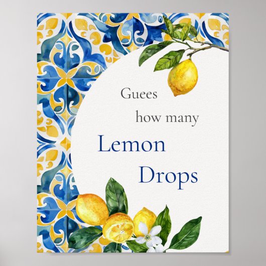 Poster Combien de gouttes de citron 25e anniversaire (Devant)