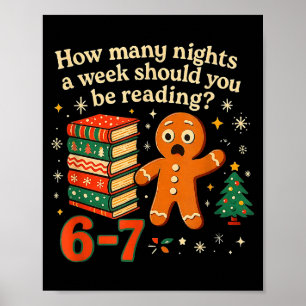 Poster Combien de nuits devriez-vous lire 6 7 Gingerbr