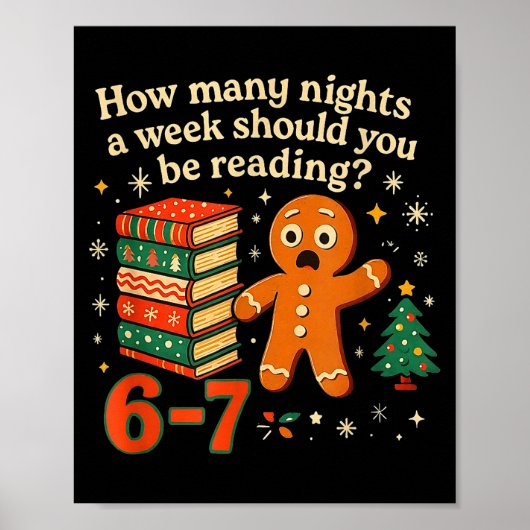Poster Combien de nuits devriez-vous lire 6 7 Gingerbr (Devant)