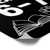 Poster Combien de nuits par semaine devriez-vous lire 6 7 (Coin)