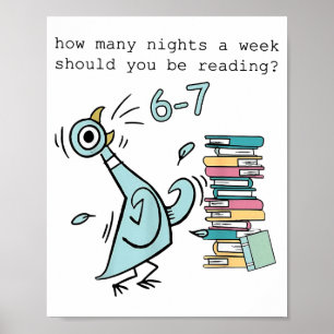 Poster Combien de nuits par semaine devriez-vous lire 6 7