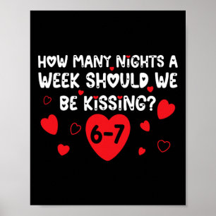 Poster Combien de nuits par semaine devrions-nous nous em
