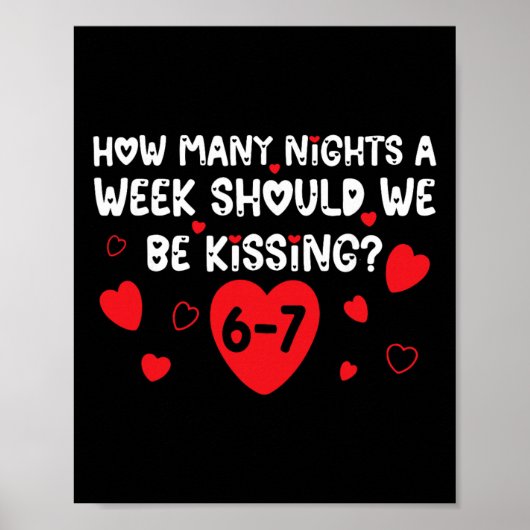 Poster Combien de nuits par semaine devrions-nous nous em (Devant)