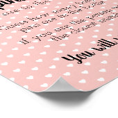 Poster Combien de poubelles de sécurité bébé fille (Coin)