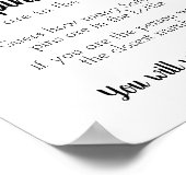 Poster Combien de poubelles de sécurité bébé fille (Coin)