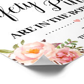 Poster Combien de Sécurité Pins rose panneau de jeu Baby  (Coin)