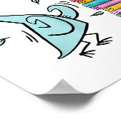 Poster Combien de soirs par semaine devriez-vous lire 6–7 (Coin)