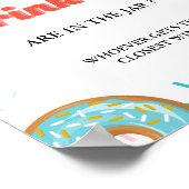 Poster Combien de SPrinkles dans le jeu de Baby shower Ja (Coin)