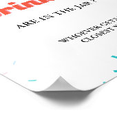 Poster Combien de SPrinkles dans le jeu de Baby shower Ja (Coin)