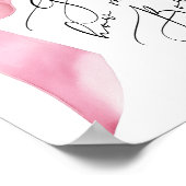 Poster Combien de vaches se trouvent dans le baby shower (Coin)