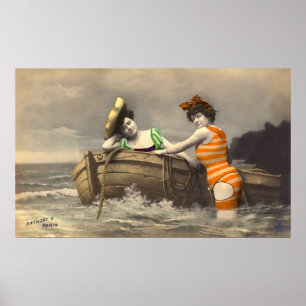 Poster Combinaison De Bain Scanadllée