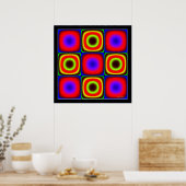 Poster Combinaisons de couleurs Vacillantes (Cuisine)