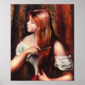 Poster Combing Girl (Devant)