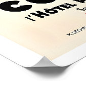 Poster Combloux, Téléphérique de Megève, France Vintage (Coin)