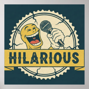 Poster Comédie Hilarante