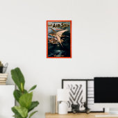 Poster Comédie musicale Farce, Le Théâtre des navires (Bureau à domicile)