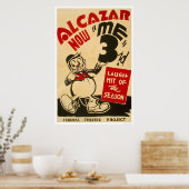 Poster Comédie théâtrale fédérale 1938 WPA (Cuisine)