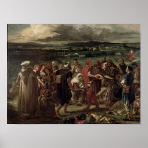 Poster Comédiens ou buffons arabes, 1848