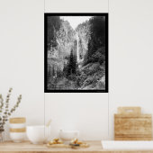 Poster Comet Falls, Mont Rainier, WA 1922 (Cuisine)