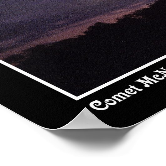 Poster Comet & Power Lines (Coin)