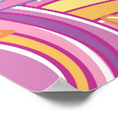 Poster Comète arc-en-ciel : Ciel magique et rêveur. (Coin)