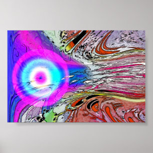 Poster Comète brillante