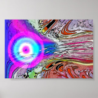 Poster Comète brillante