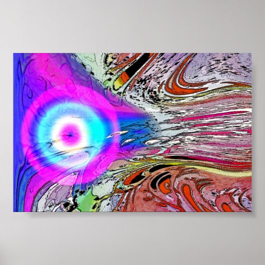 Poster Comète brillante (Devant)