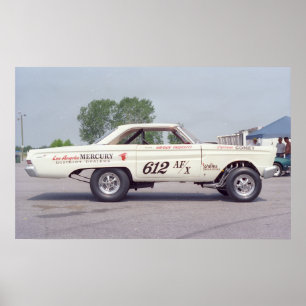 Poster Comète de mercure A F/X - Glisser Vintage