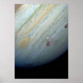 Poster Comète P : Shoemaker-Levy 9 Bombards Jupiter (Devant)