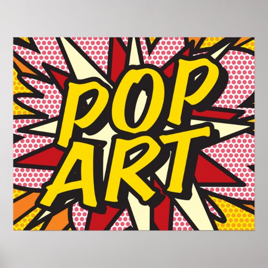 Poster Comic Book POP ART (Devant)