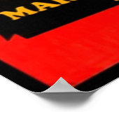 Poster Comic No 1 Première Édition - Poings sauvages de K (Coin)