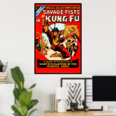 Poster Comic No 1 Première Édition - Poings sauvages de K (Bureau à domicile)