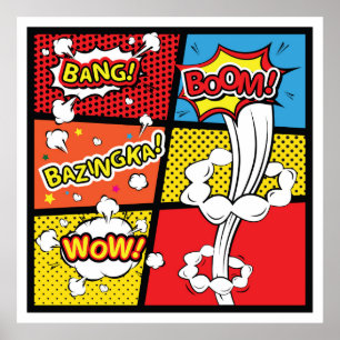 Poster Comic pop art