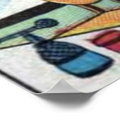 Poster Comic vintage classique (Coin)