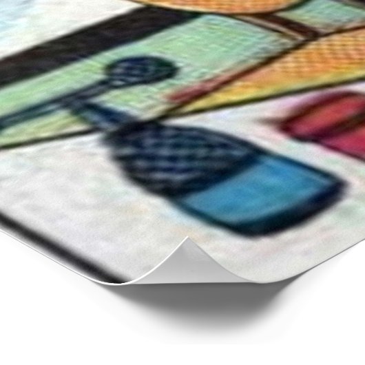 Poster Comic vintage classique (Coin)