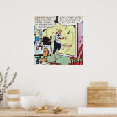 Poster Comic vintage classique (Cuisine)