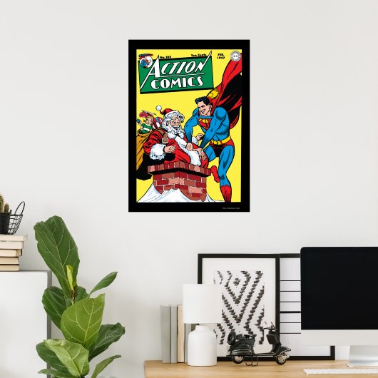 Poster Comics d'action #105 (Bureau à domicile)