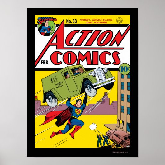 Poster Comics d'action #33 (Devant)