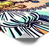 Poster Comics vintage Cute Princess (Coin)