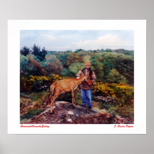 Poster Comiendo/Comendo/Manger (Devant)