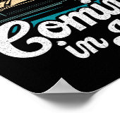 Poster Comin In Hot Funny Pontooning Boat Lake Boating Pa (Coin)