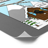 Poster Comique de sécurité d'abord (Coin)