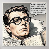 Poster comique Romance des années 1950 (Devant)